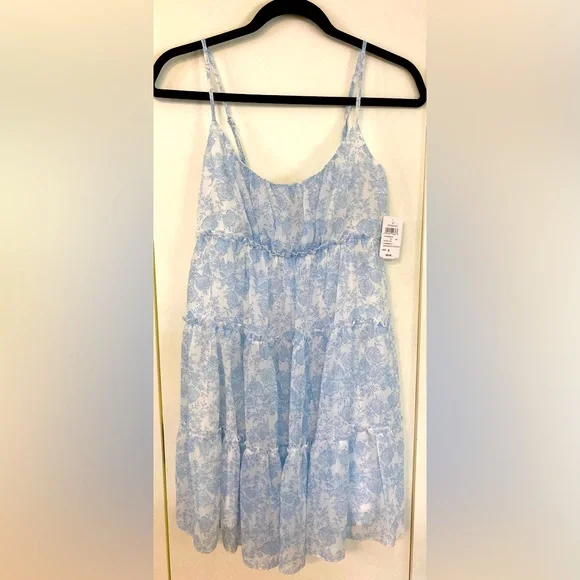 Windsor | Dresses | Sway With Me Baby Doll Floral Chiffon Dress | Poshmark